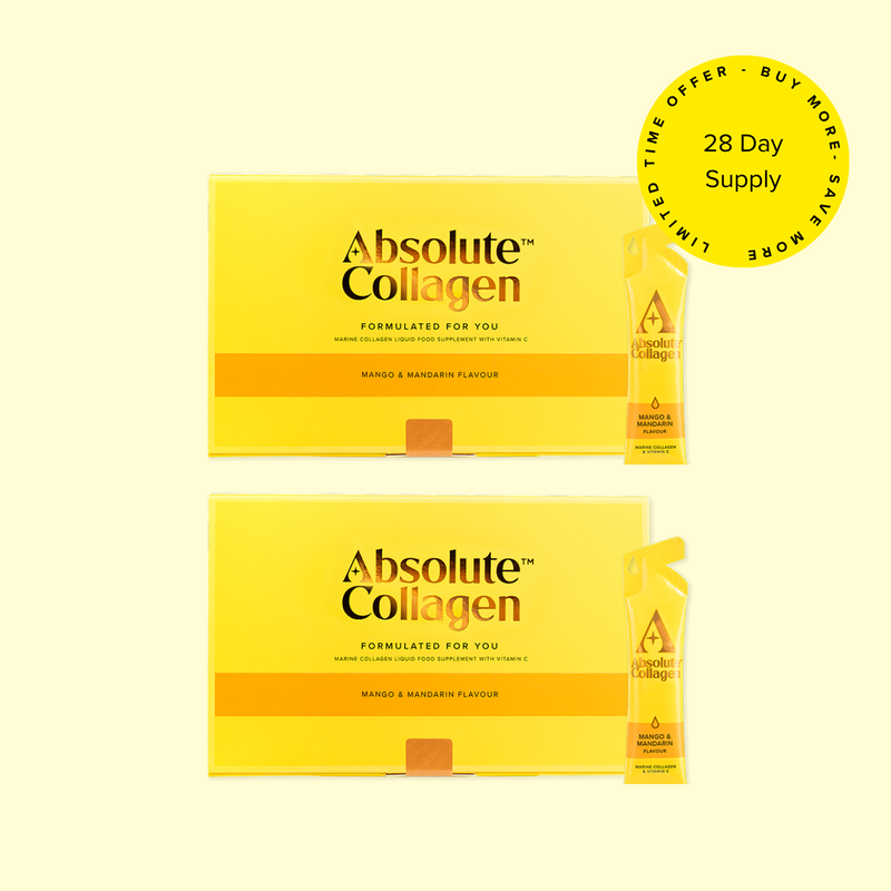 2 x Marine Liquid Collagen Supplement Drink, 14x10ml Sachets